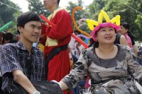 Nhảy flashmob cho người khuyết tật: Từ trái tim đến trái tim