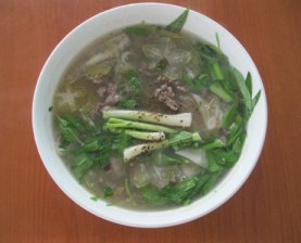 Canh khế thịt bò