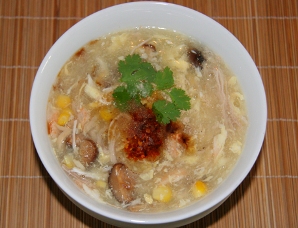 Soup cua nấm gà