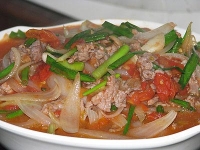   Thịt bò sốt hành