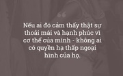 Không phải là ngoại hình bạn thế nào, mà bạn đã sống ra sao mới là điều quan trọng