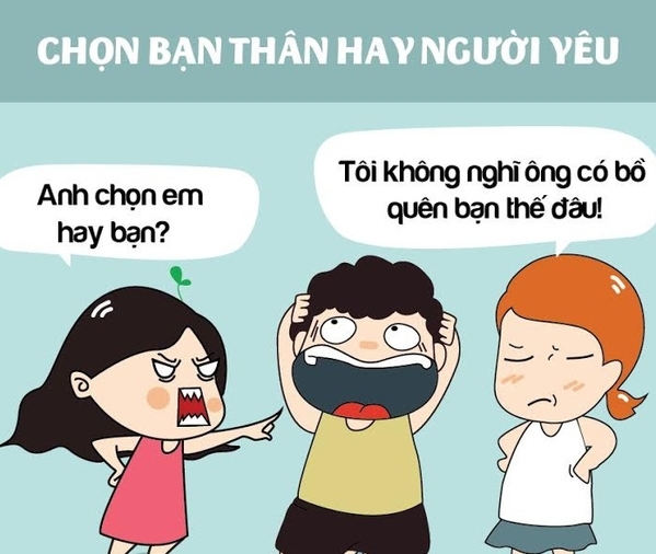 Phản ứng như thế nào khi biết người mình yêu đang đi chơi với người khác giới khác?