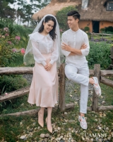 Đám cưới Duy Mạnh - Quỳnh Anh được trang hoàng bởi 500.000 viên pha lê, ảnh cưới theo bộ phim đình đám Hàn Quốc "Hạ cánh nơi anh"