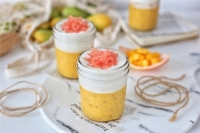 Bổ sung vitamin với pudding xoài 2 lớp ngon đẹp lung linh