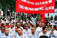 Lần đầu tiên, Việt Nam tổ chức mít tinh vì HIV/AIDS